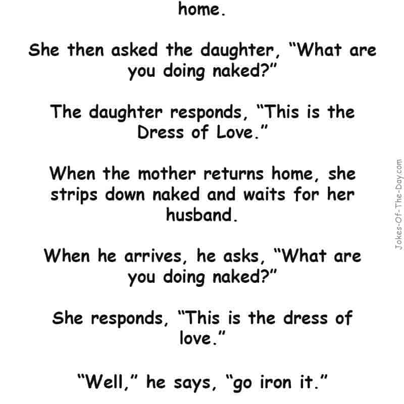 Funny Joke | Dress of love - Funny Joke Of The Day