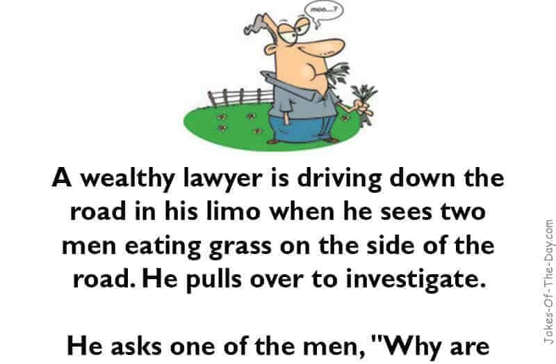 A wealthy Lawyer joke