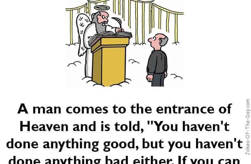 joke about going to heaven