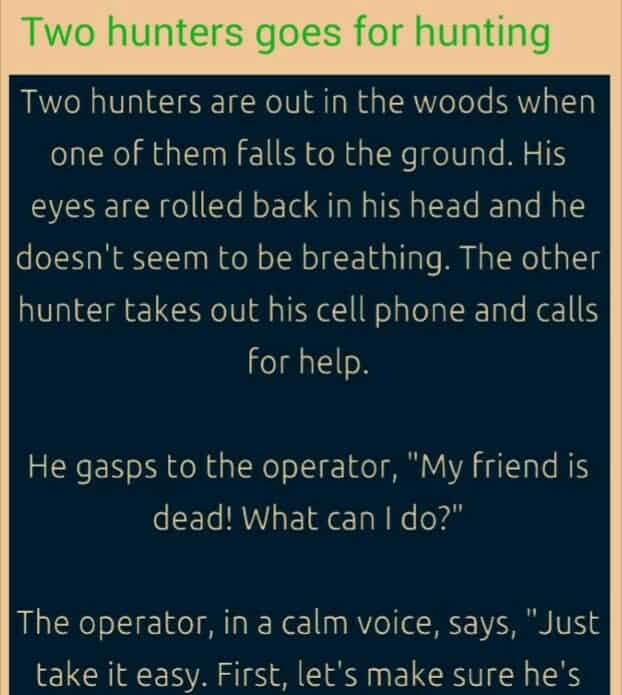 funniest joke in the world hunters