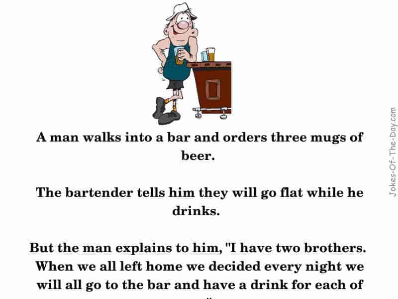 Man orders three Beers - Funny Jokes - Jokes Of The Day