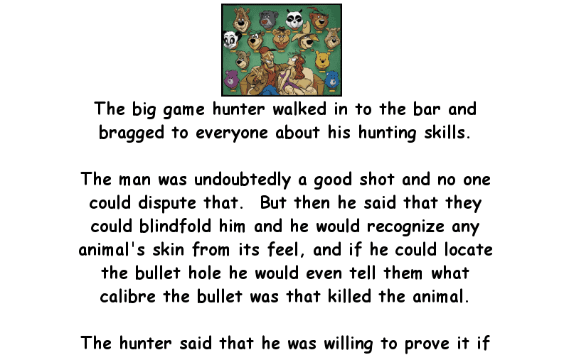 The Big Game Hunter Walked Into A Bar Funny Adult Joke