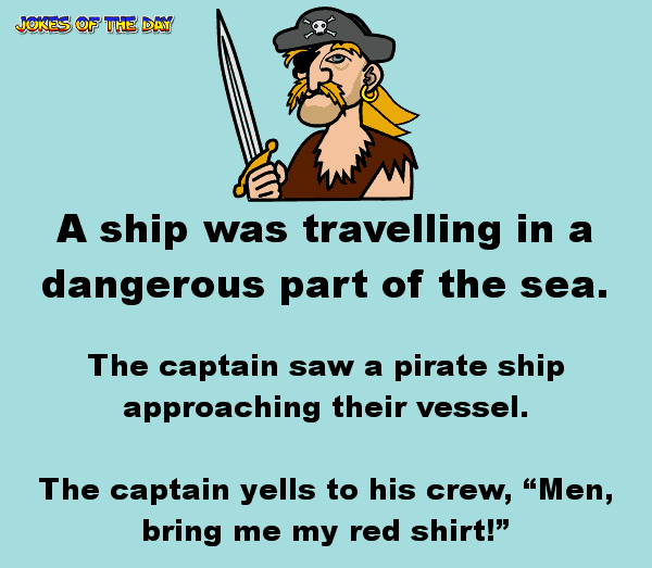Funny clean joke about a captain and pirates