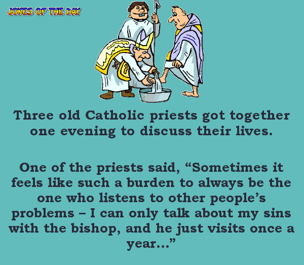 Three priests confess their sins - funny clean joke