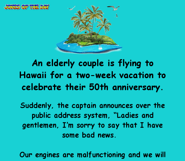 An old couple find themselves stranded on an island - hilarious clean joke