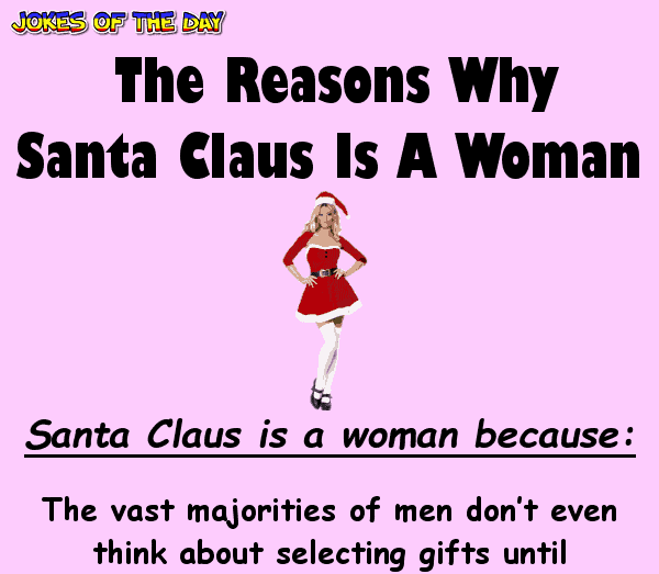 The reasons why santa claus is a woman - #humor