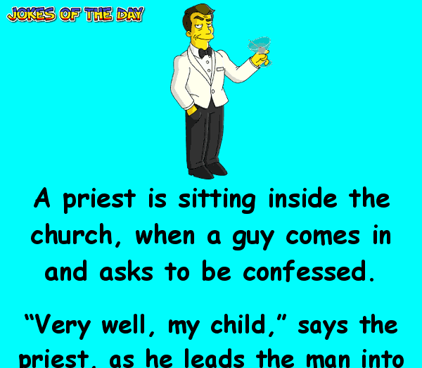 A man has many sins and goes to confession