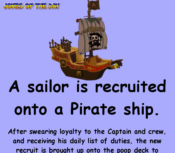 A sailor joins a pirate ship