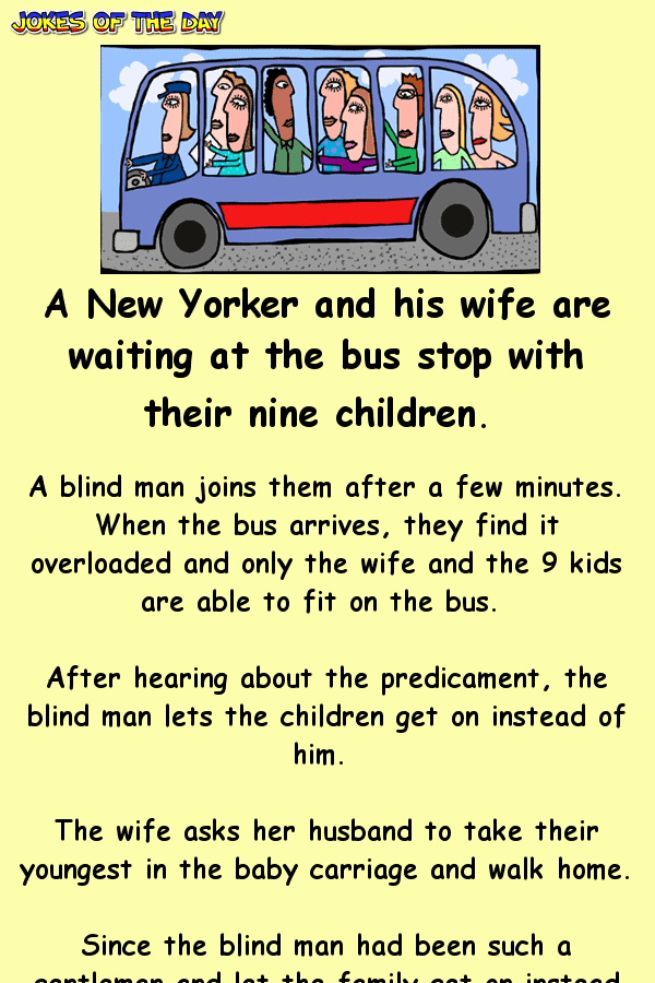 New yorker mocks the blind man – but his unexpected reply is gold