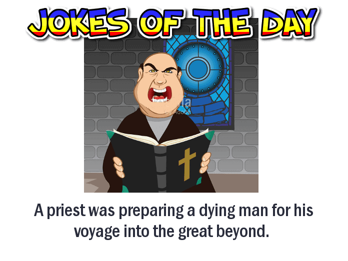 The priest was shocked when the dying man said this
