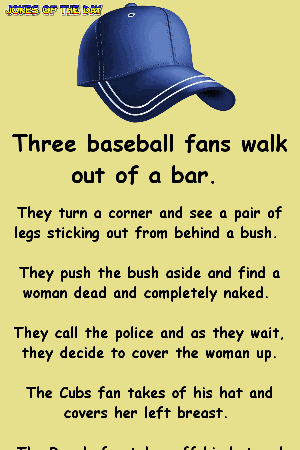 Baseball Fan Joke - The detective walks around the scene and writes in his little book  ‣ Jokes Of The Day 