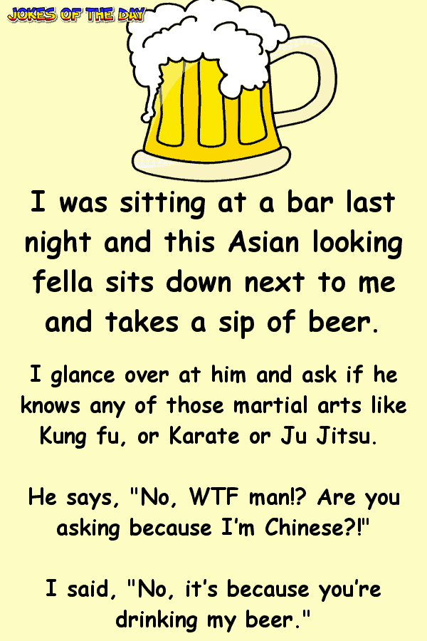 Beer Joke - I was sitting at a bar last night