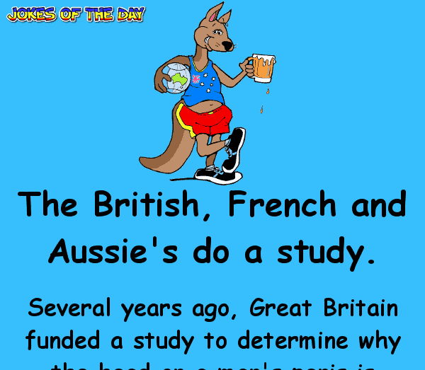 Dirty Joke - The British, French and Aussie's do a study