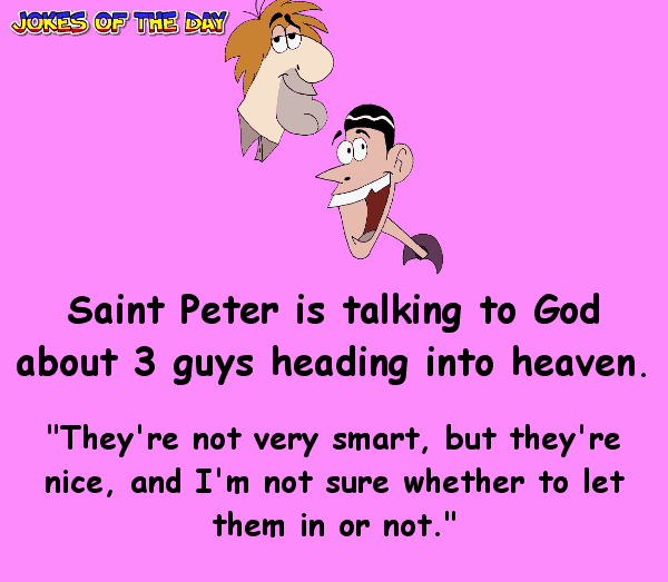 Funny Clean Easter Joke - Saint Peter asks, Tell me what the purpose of Easter is