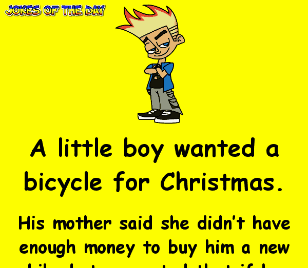 Funny Joke - The little boy had a cunning plan to get his Christmas present