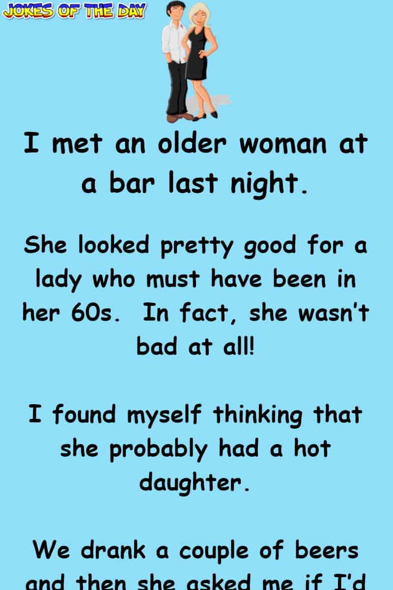 Bar Joke - This woman offers him a threesome that he couldnt refuse
