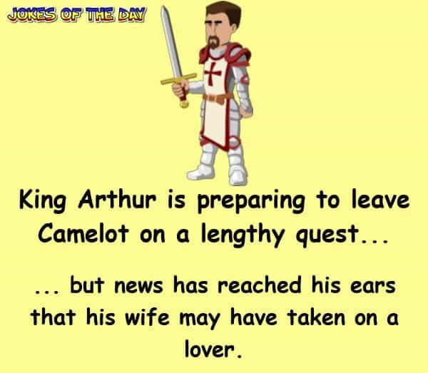 Dirty - King Arthur is preparing to leave Camelot on a lengthy quest, but news has reached his ears that his wife may have taken on a lover