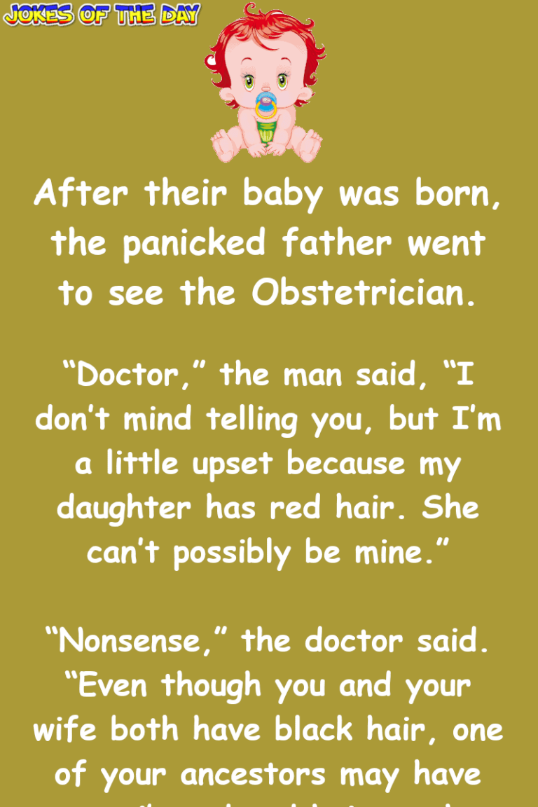 Dad Joke: This father insisted the baby couldn’t be his | Jokes Of The Day