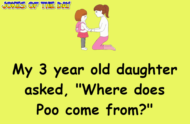 Parenting Humor - The little girl asks her Mummy a very serious question