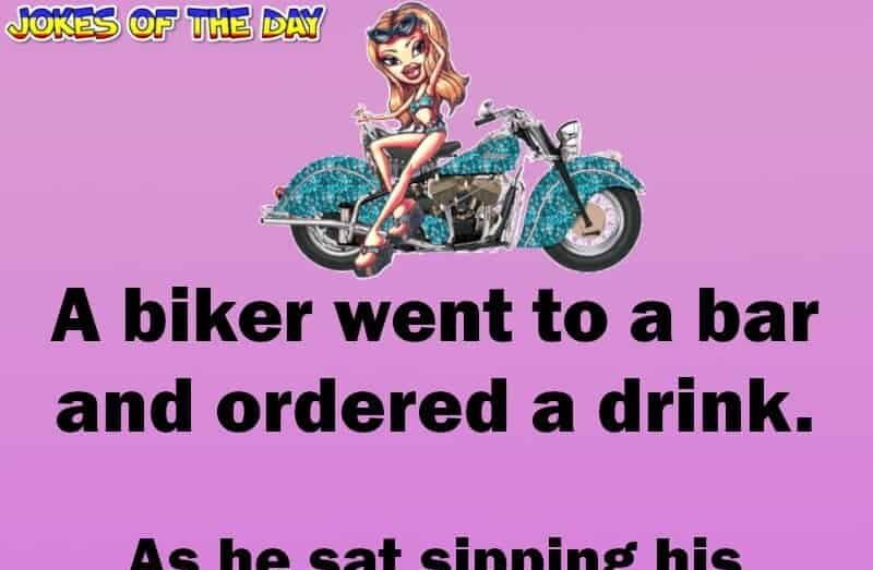 Funny Bar Joke - The biker had a chat to this hot woman in a bar - it changed his perspective