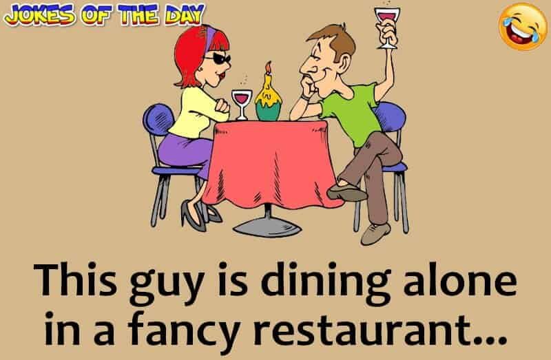 Dating Humor - The guy and the Redhead at the Restaurant