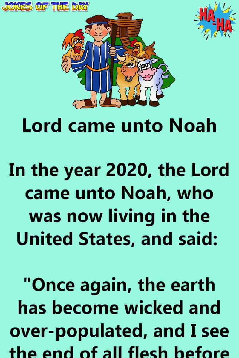Funny - In The Year 2020 The Lord Asked Noah to Build An Ark  ‣ Jokes Of The Day 