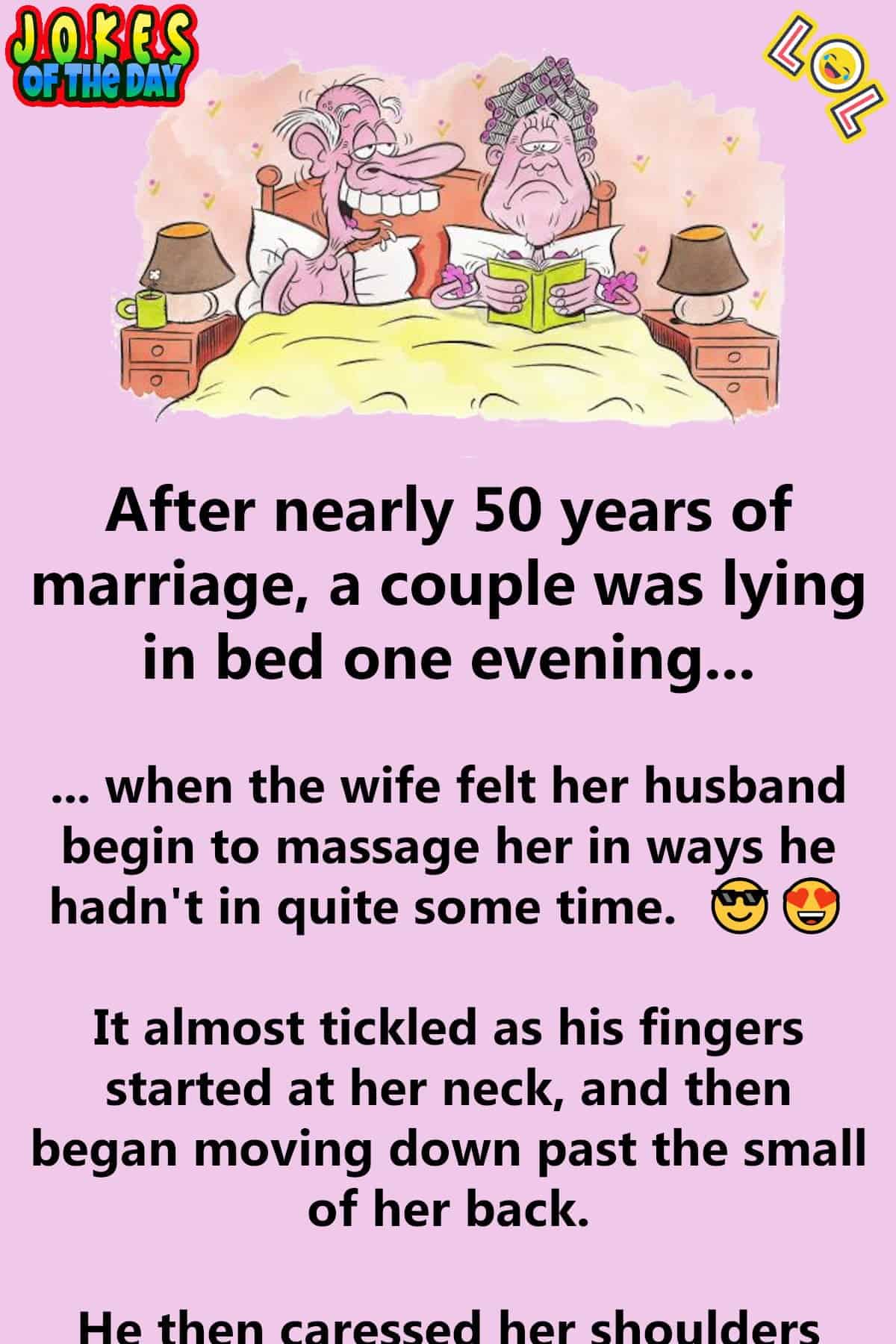 Humor - Things Heat-Up For This Old Couple In Bed