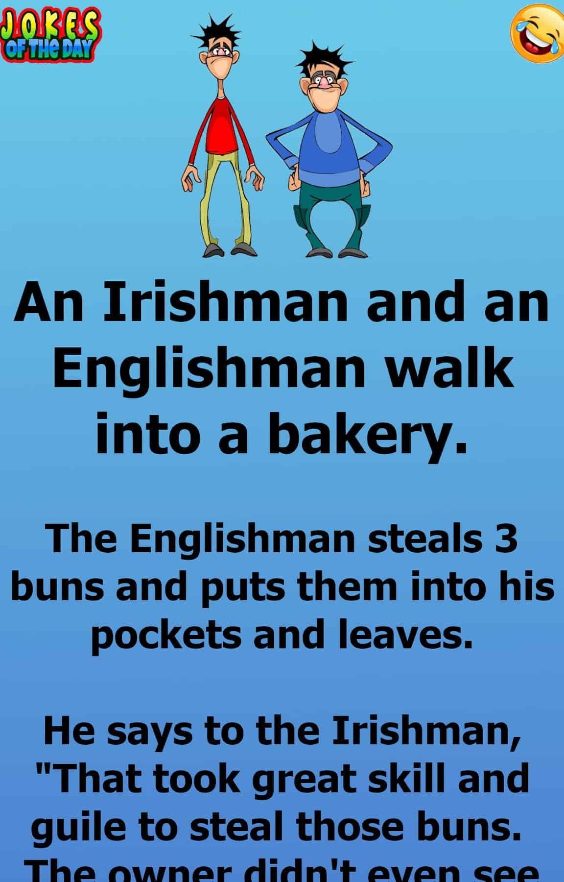 Magic Joke - An Irishman And An Englishman Walk Into A Bakery  ‣ Jokes Of The Day 