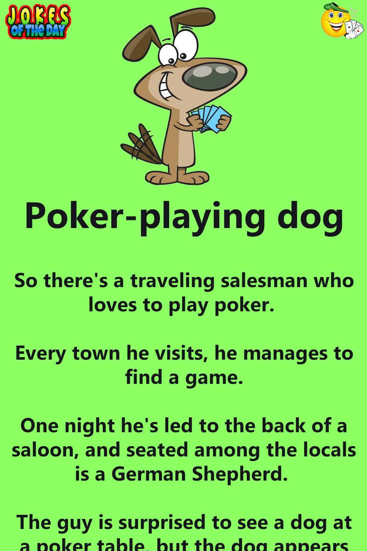 Funny Joke - The Poker Playing Dog