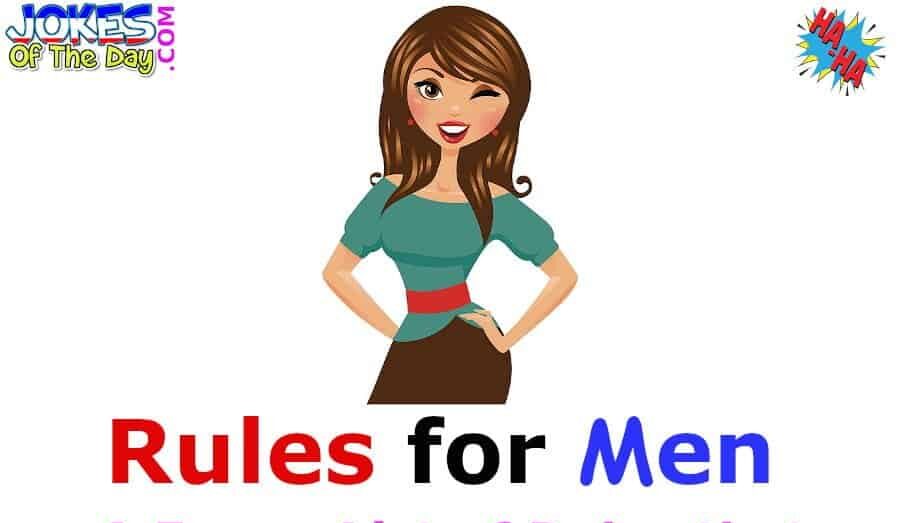 Rules for Men - A funny list of 50 rules that women wish men knew