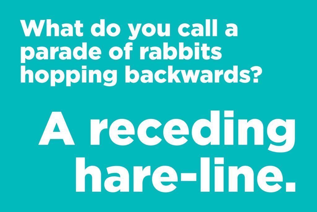What do you call a parade of rabbits hopping backwards?