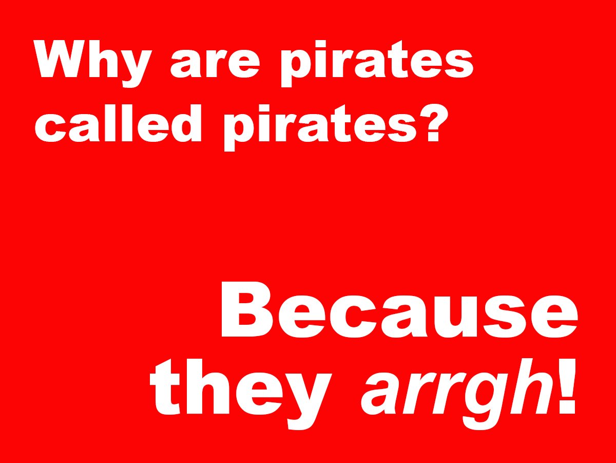 Short Jokes - pirates