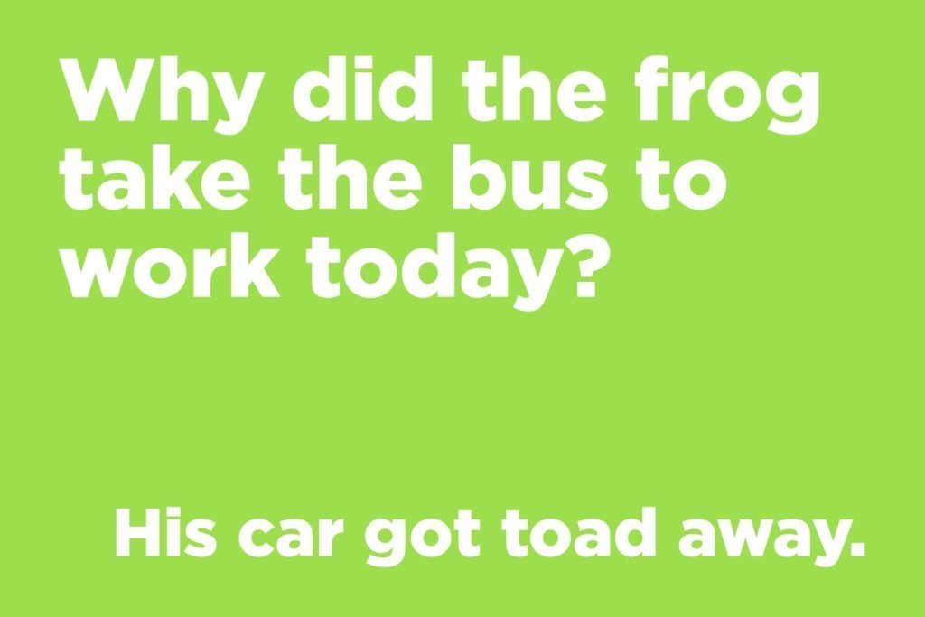 Frog joke  ‣ Jokes Of The Day 