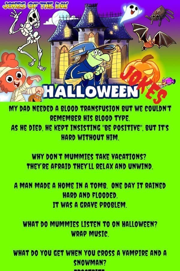 Halloween Jokes - Jokesoftheday com