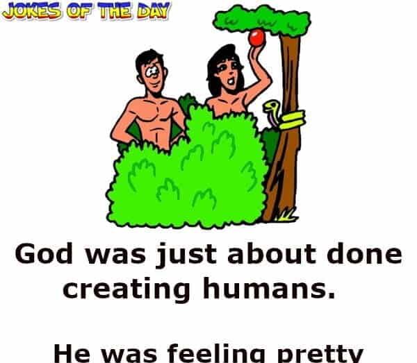 God reveals the difference between women and men - Funny Joke - Jokesoftheday com