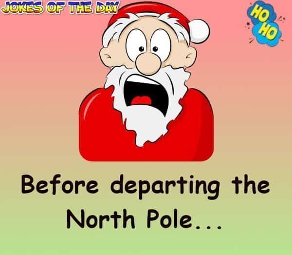 Santa get a pre-flight check from the FAA - Funny Christmas Joke - Jokesoftheday com