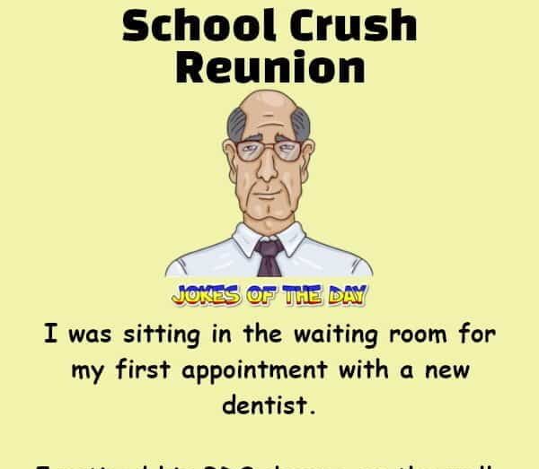 School Crush Reunion - Funny Clean Joke - Jokesoftheday com