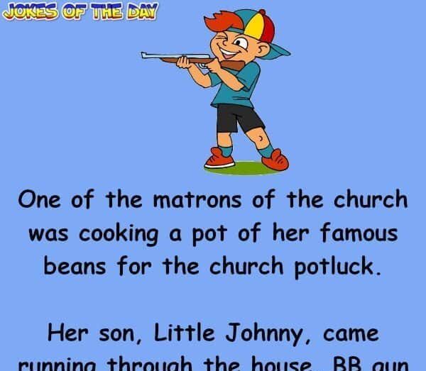 Little Johnny And His BB Gun - Funny Joke - Jokesoftheday com