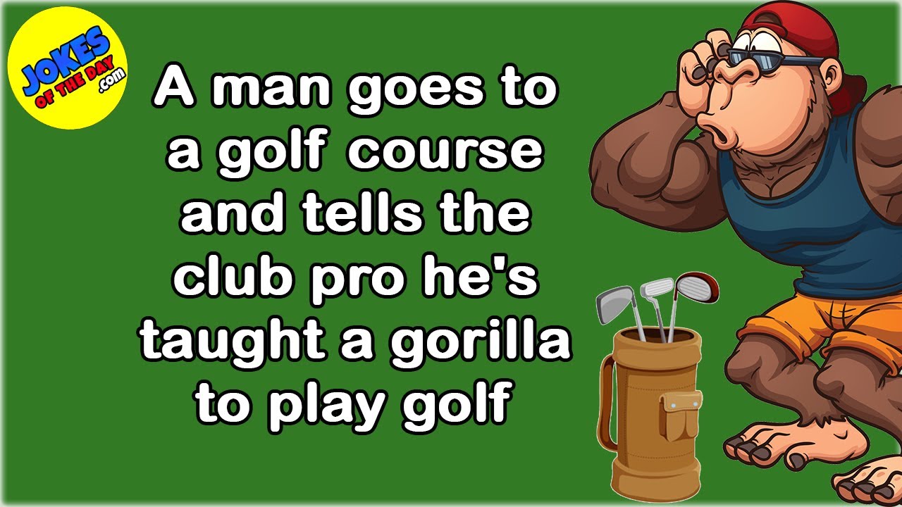 Funny Joke A man goes to a golf course and tells the club pro he's