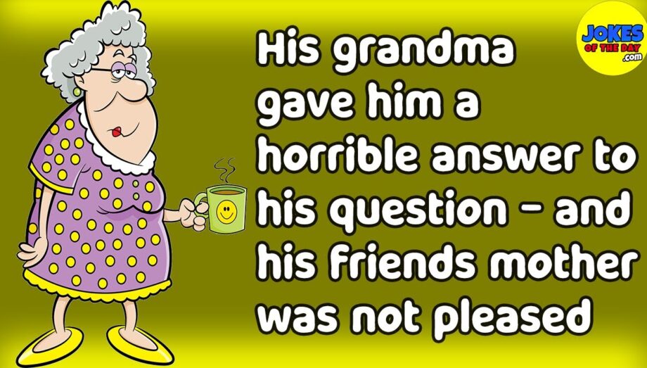 Funny Joke: His grandma mistakenly told him it was sexual intercourse - his friends mum wasn't happy