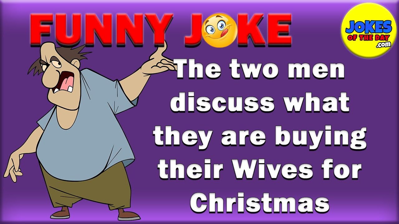 Funny Adult Joke | The two men discuss what they are buying their wives for Christmas - LOL!