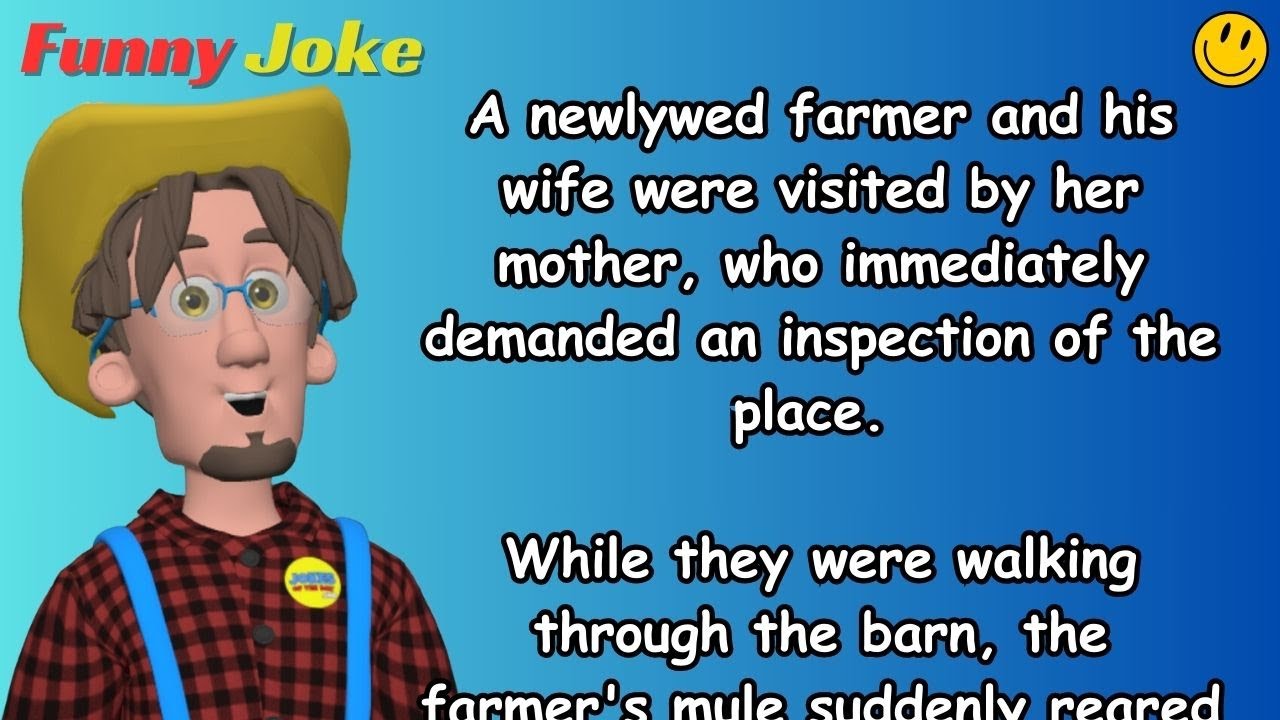 FUNNY: The mule suddenly reared up and kicked the mother-in-law, unfortunately killing her instantly