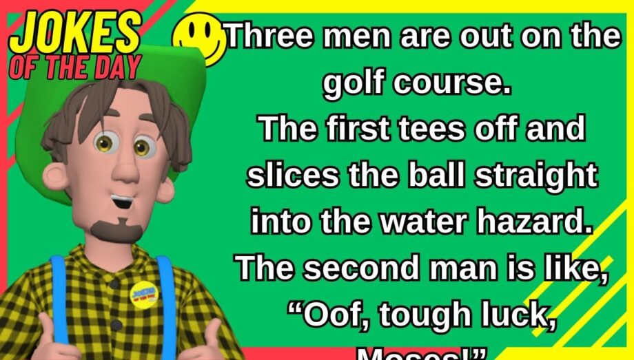 Jokes Of The Day:  Three men go golfing - what happens is a miracle!  #LOL #funny #joke