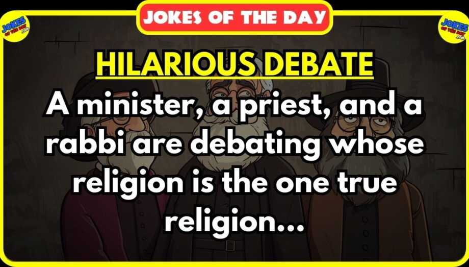 🤣 BEST JOKE OF THE DAY! ✔️ -  Hilarious Religious Debate in the Woods 🐻⛪️