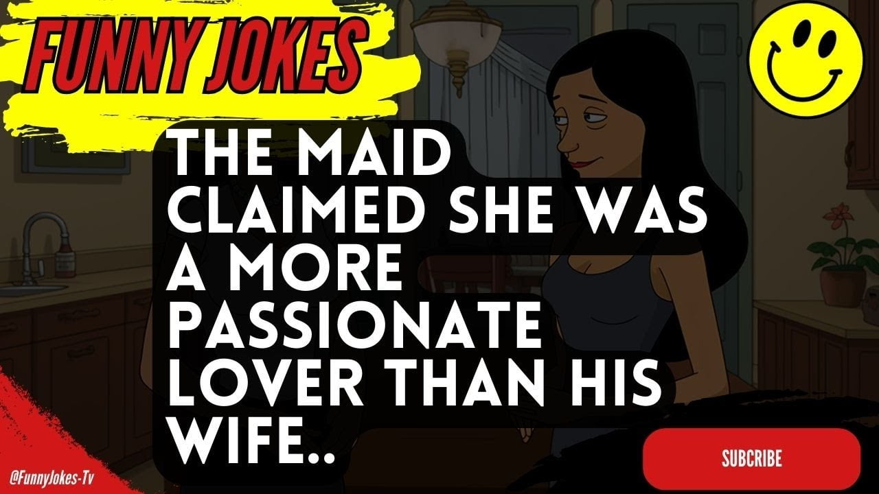 😁 FUNNY JOKES 😁 - She claimed she was a more a passionate lover than his Wife