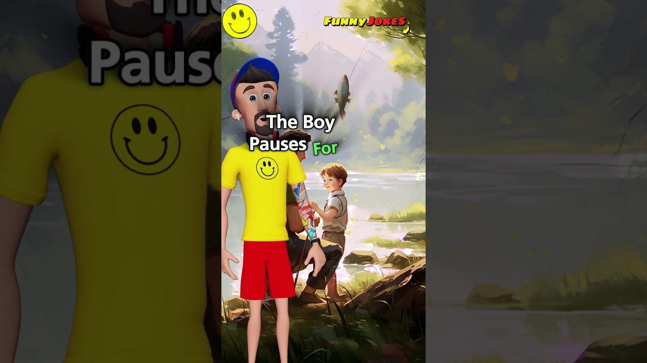 😁 FUNNY JOKES 😁 - The man asks the boy how to catch fish...
