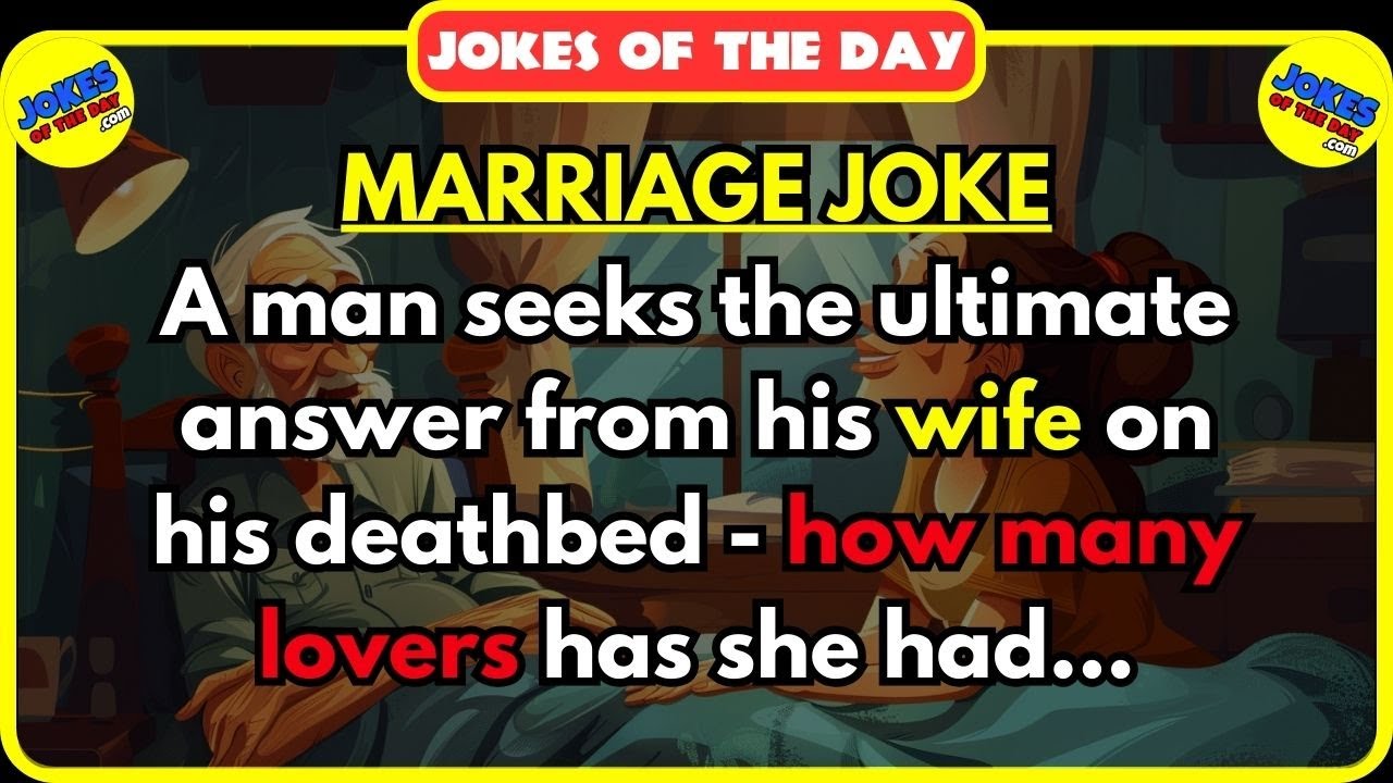 🤣 Jokes Of The Day ✔️ - A husband asks his wife how many lovers she has had | #jokesoftheday #joke