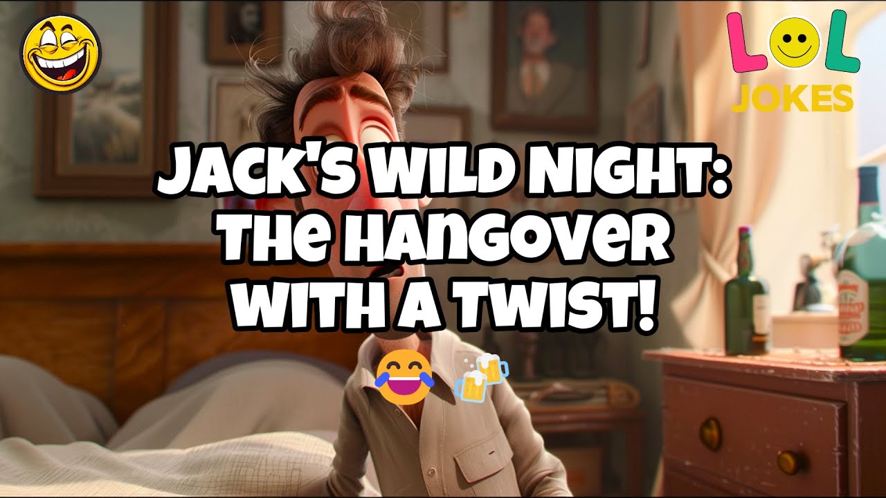 🤣 BEST JOKE OF THE DAY! Jack's Wild Night: The Hangover with a Twist! 😂🍻 | Funny Clean Jokes