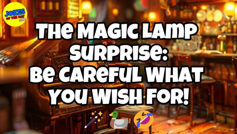 🤣 𝗙𝗨𝗡𝗡𝗬 𝗝𝗢𝗞𝗘 👉 The Magic Lamp Surprise: Be Careful What You Wish For! 🪄🦆🤣 🤣 𝗝𝗼𝗸𝗲𝘀 𝗢𝗳 𝗧𝗵𝗲 𝗗𝗮𝘆