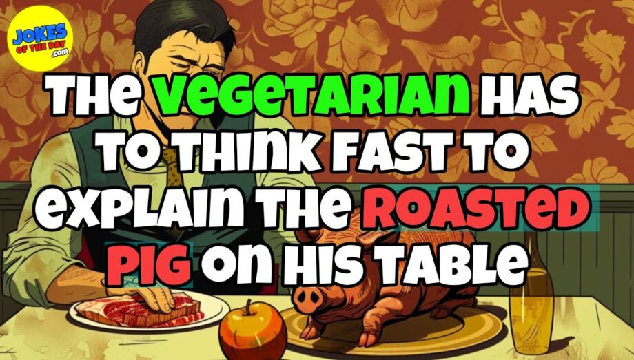 🤣 𝗙𝗨𝗡𝗡𝗬 𝗝𝗢𝗞𝗘 👉 When a Vegetarian Leader's Vacation Takes a Porky Turn! 🐷🍏 🤣 𝗝𝗼𝗸𝗲𝘀 𝗢𝗳 𝗧𝗵𝗲 𝗗𝗮𝘆